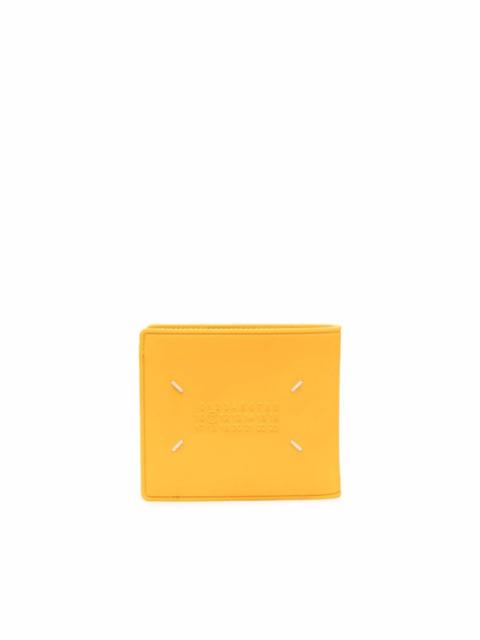 Maison Margiela FOUR-STITCH LOGO BI-FOLD WALLET - YELLOW