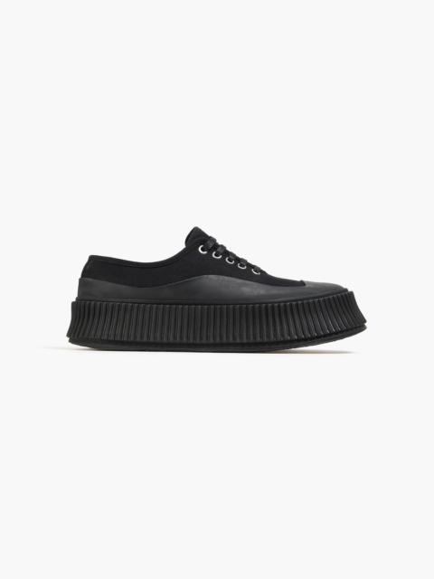 Jil Sander Canvas platform sneakers