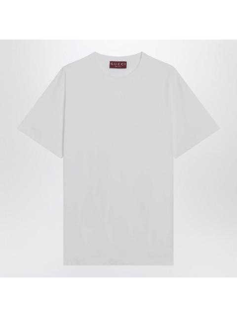 GUCCI Gucci White Cotton Jersey T-Shirt Women