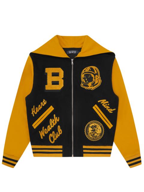 BILLIONAIRE BOYS CLUB WORLD COLLEGE CHEERLEADER ZIP THROUGH HOOD