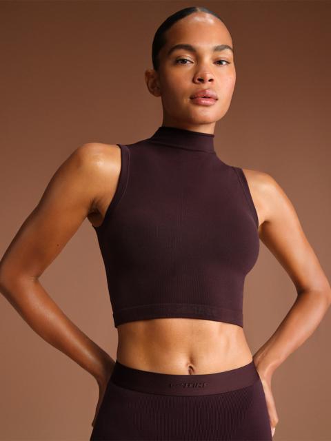 Nike NikeSKIMS Vintage Seamless Women's Mock-Neck Long-Line Bra
