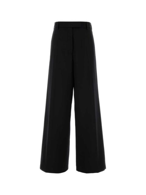 Dries Van Noten Dries Van Noten Women Black Wool Blend Penn Wide-Leg Pant