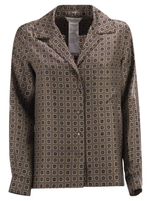 Max Mara Maxmara Women Mxmdisco - Semi-Fitted Printed Silk Shirt
