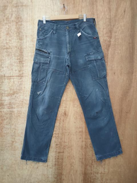 Other Designers Distressed Denim - Burtle distressed thrased worn rare cargo pants #46-248