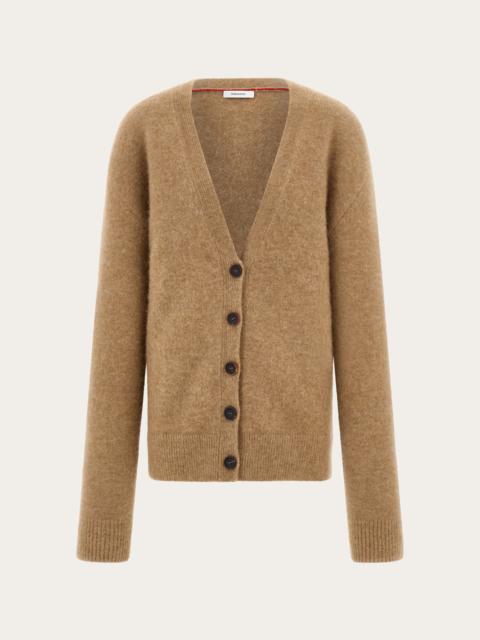 Oversize wool and alpaca gilet
