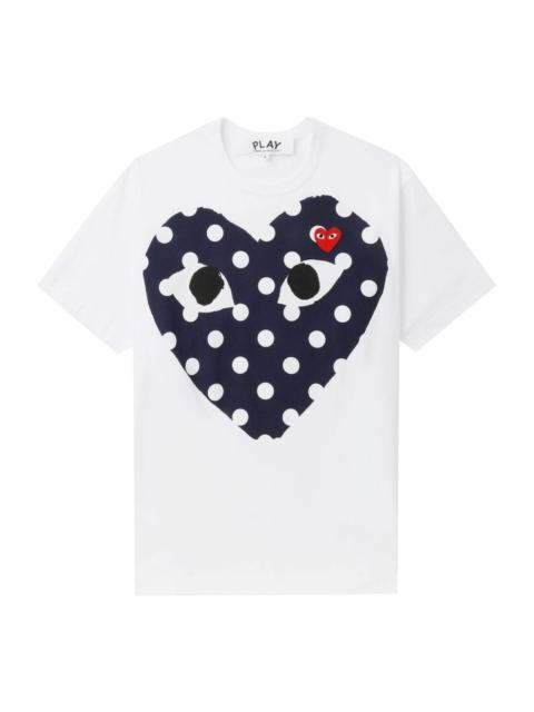 Comme des Garçons PLAY Big Polka Dot Heart Tee Unisex