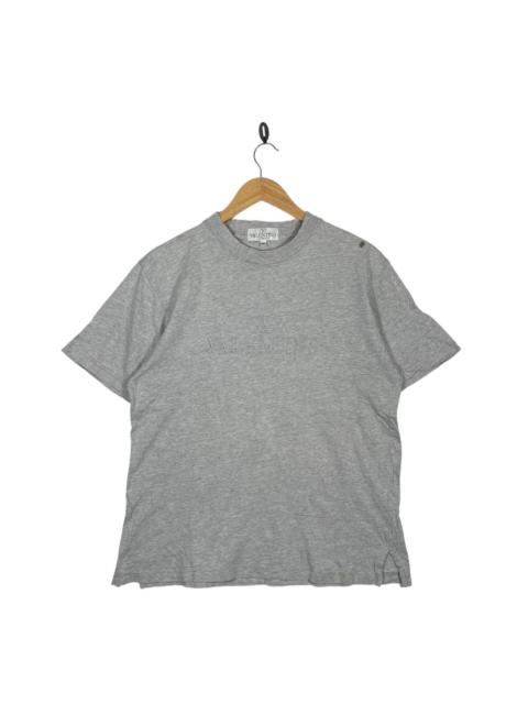 Valentino Valentino Chemises Embroidered Logo T-Shirt Grey Minimalist