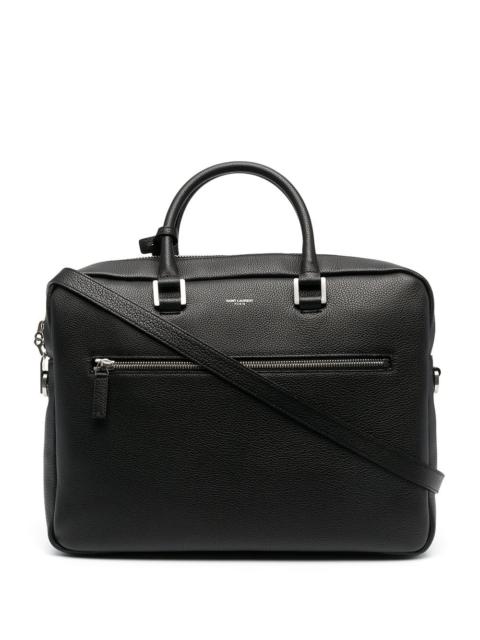 Saint Laurent Paris Men Sac De Jour Leather Briefcase