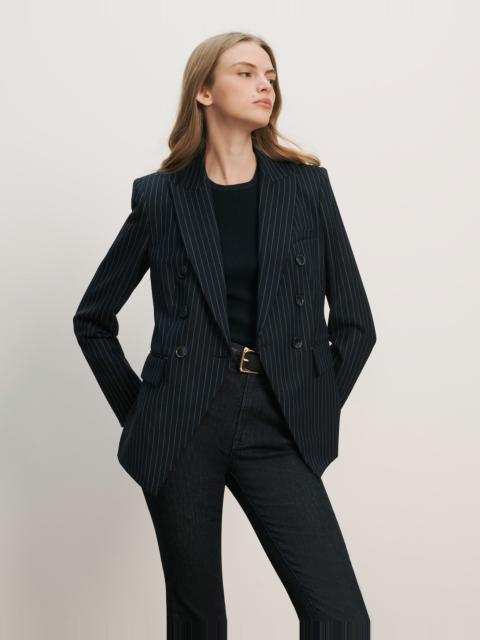 VERONICA BEARD MILLER PINSTRIPE DICKEY JACKET