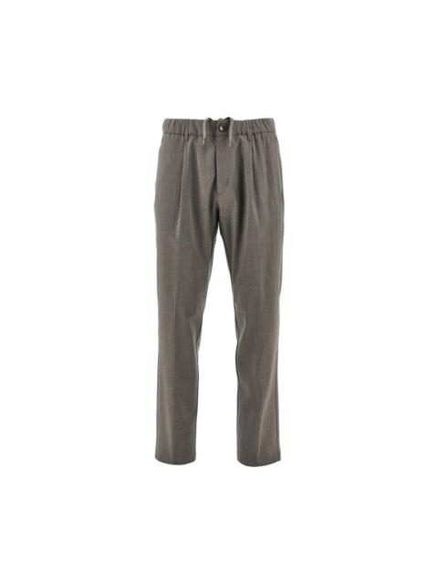 Herno STRETCH LIHT WOOL PANTS WITH DRAWSTRING