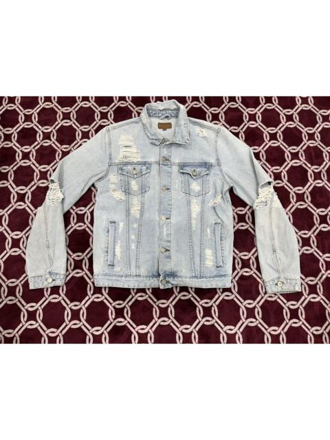 Other Designers Asos Ripped Trucker Denim Jacket