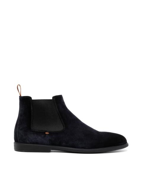 Santoni SUEDE CHELSEA BOOTS