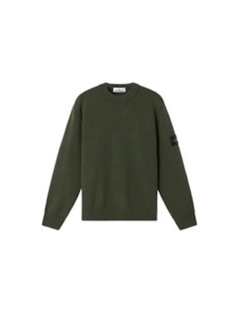 Stone Island Stone Island Minimalist Crew Neck Sweater Military Green