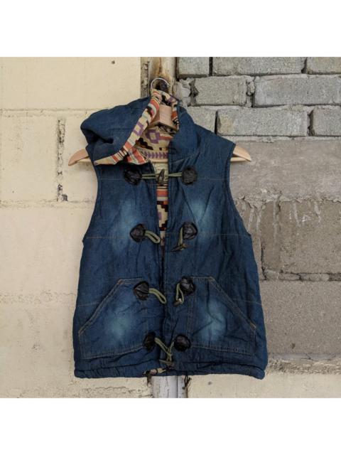 Other Designers Aran Sweater Market - Vintage Jasper Minx Viking Vest Sweater Hiking Hoodies