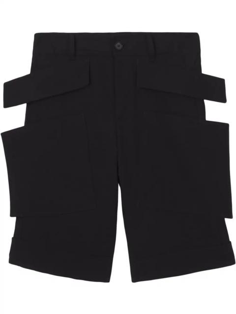 Burberry panel-detail wool shorts