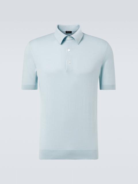 ZEGNA Cotton polo shirt