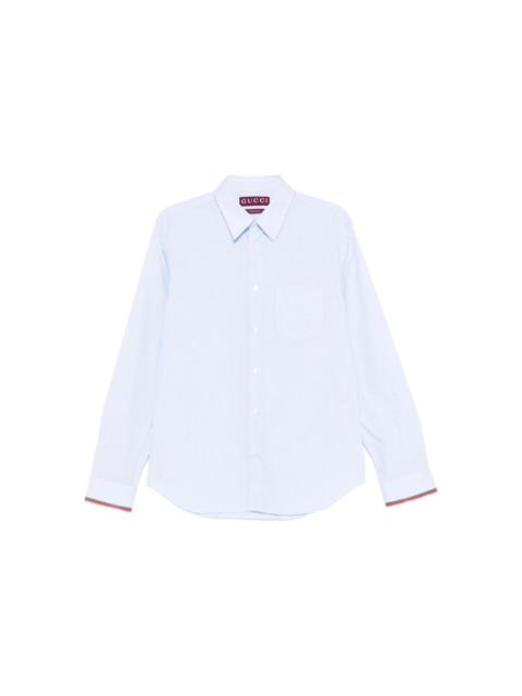 GUCCI Gucci Blue Shirts Men