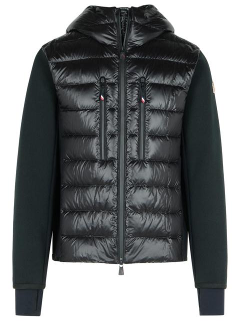 Moncler Grenoble Moncler Grenoble Padded Hoodie With Zip In Black Polyamide Men