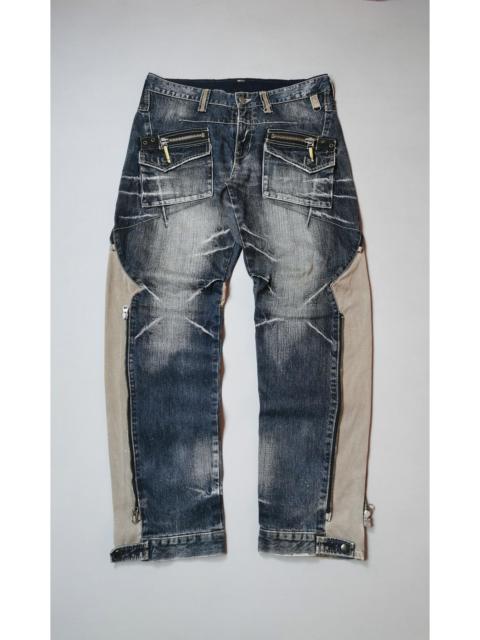 Other Designers If Six Was Nine - PPFM Zipper Changeable Fit Black Denim Jeans