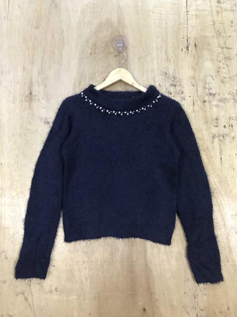 Other Designers Homespun Knitwear - Unbrand Japan Pearl Labucci Fur Mohair Knit Sweater