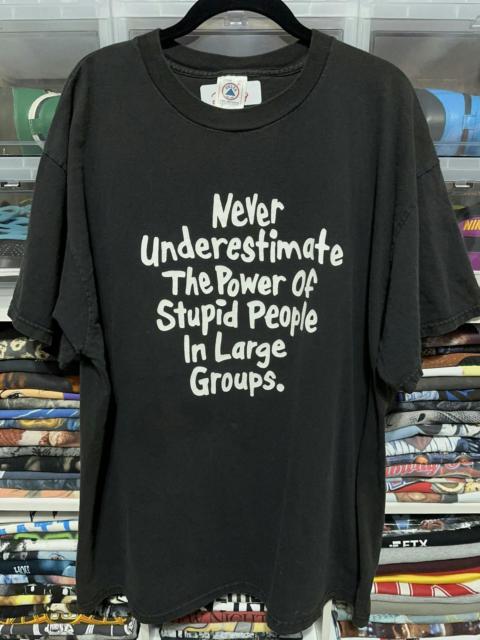 Other Designers Vintage Y2K Never Underestimate Funny Humor Graphic Tee XL
