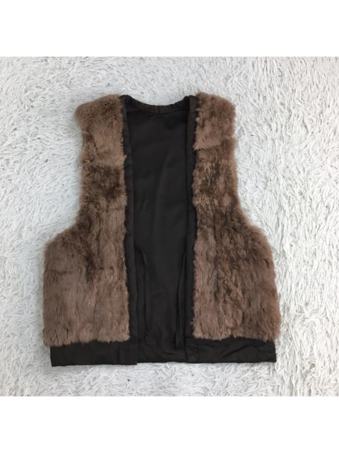 Other Designers Archival Clothing - UNBRANDED FAUX FUR VEST