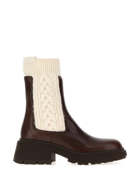 JIMMY CHOO Jimmy Choo Women Brown Leather Tamia Boots
