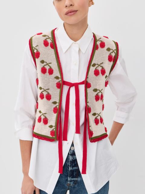 La DoubleJ Cherry Gilet