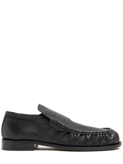 Leather loafers