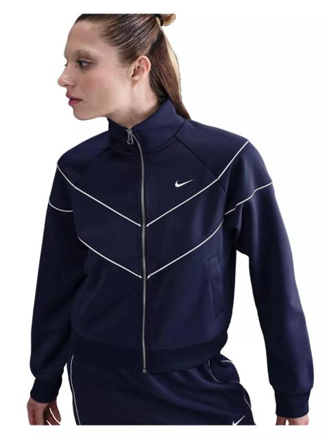Nike Women's Sportswear Windrunner Knit Jacket -Navy