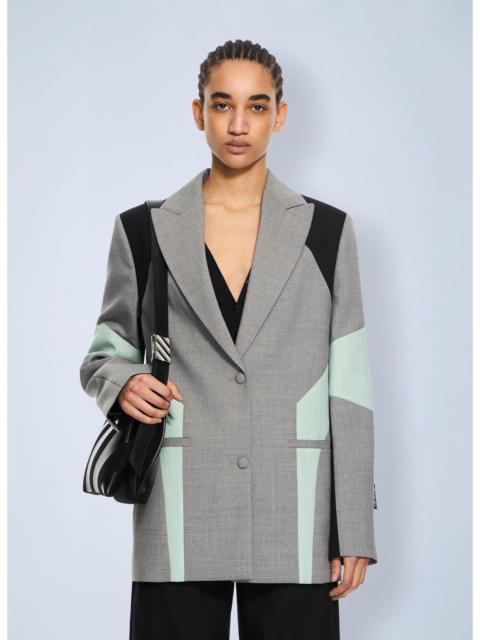 Off-White Off-White Women Stretch Color Block Blazer