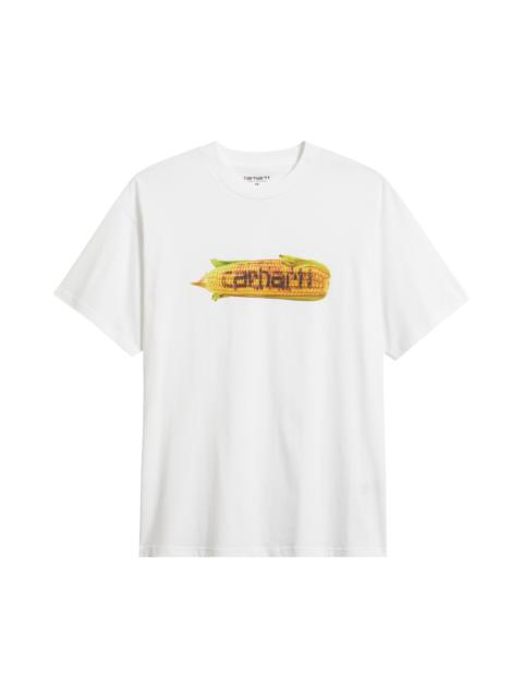 Carhartt Carhartt Work In Progress Cobb Cotton Graphic T-Shirt in White/Yellow at Nordstrom