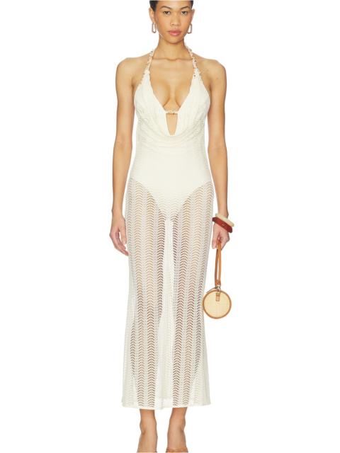 PatBO Wave Maxi Beach Dress