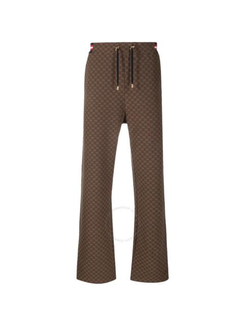 Balmain Balmain Monogram-Pattern Cotton Track Pants