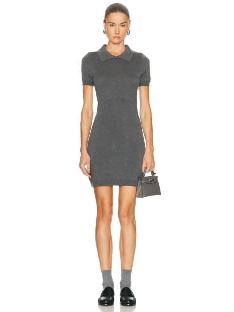 MATTHEW BRUCH Collared T-Shirt Mini Dress