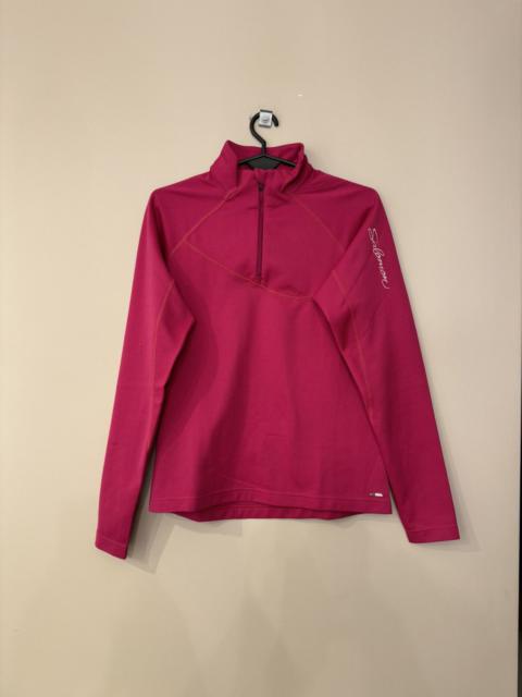 Other Designers Outdoor Life - Salomon pink 1/4 zip fleece pullover trekking outdoor