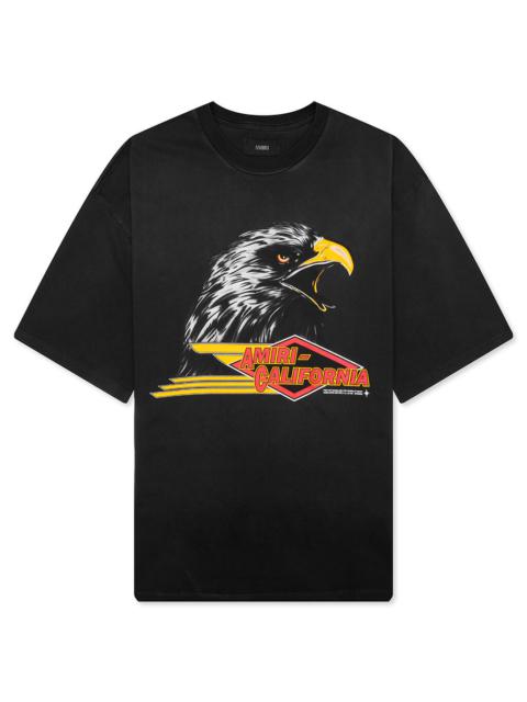 AMIRI AMIRI EAGLE OVERSIZED TEE - BLACK