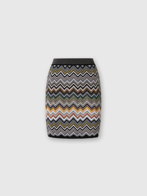 Missoni Missoni Mini Skirt With Chevron Pattern in Multicoloured at Nordstrom