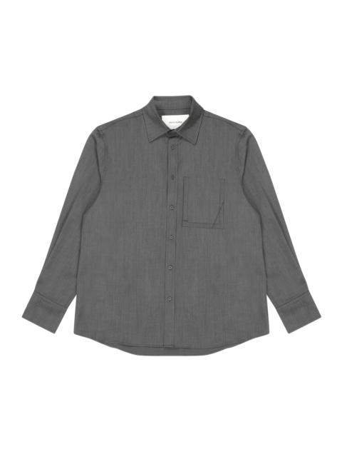 entire studios CLASSIC SHIRT GRAPHITE