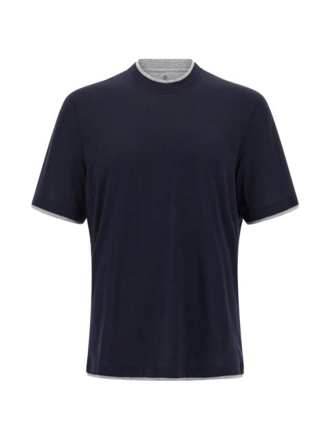 Brunello Cucinelli Brunello Cucinelli Men Double Layer T-Shirt