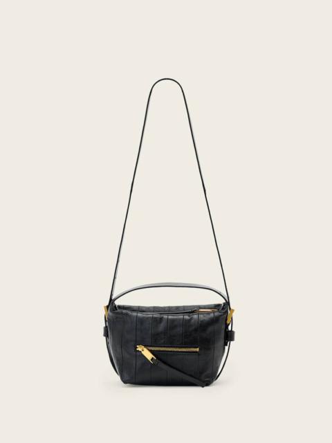 ALLSAINTS VEGA LEATHER PANEL GRAB BAG