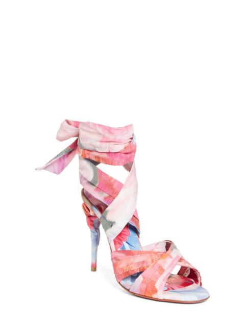 Christian Louboutin Christian Louboutin Affabula Ankle Wrap Sandal in Multi/Lin Multi at Nordstrom