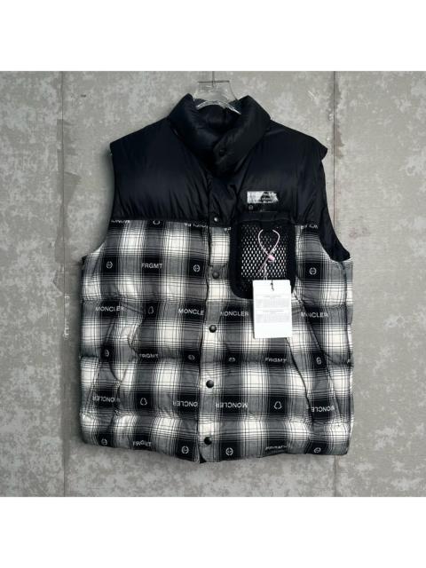 Moncler MONCLER x FRGMT Hiroshi Fujiwara Collaboration Plaid Patchwork Vest