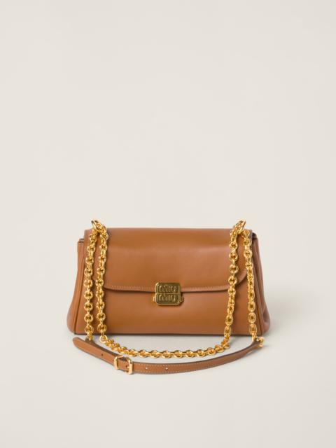 Leather shoulder bag