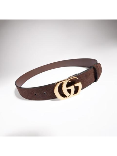 GUCCI Gucci GG Marmont Belt Brown Men