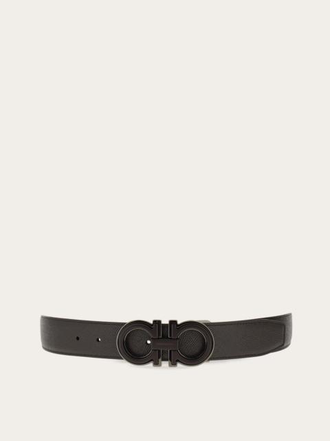 FERRAGAMO Reversible and adjustable Gancini belt