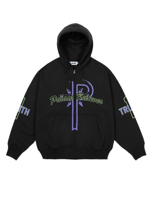 BELIEVER ZIP HOOD BLACK