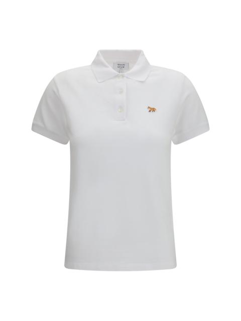 Maison Kitsuné Maison Kitsuné Fox Embroidered Polo Shirt