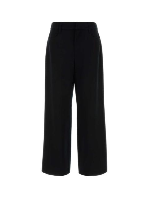 'S Max Mara S Maxmara Women Black Stretch Wool Festa Pant