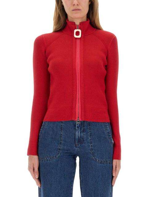 Other Designers Jw Anderson Women Fitted Cardigan With Zipper